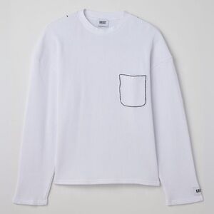 New KROST Contrast Stitch Long Sleeve Tee Thermal‎ Urban Outfitters XS